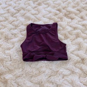 Maroon ribbed Tank Top California Kisses Size: Adult Small